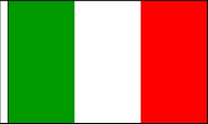 Italy Table Flags